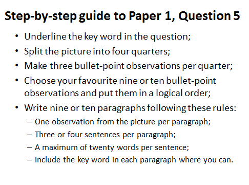 how to do creative writing english language paper 1